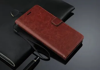 

10pcs/lot&Free Shipping For BBK Vivo x20 PLUS Crazy Horse Lines Leather Case Stand Wallet Cover For BBK Vivo x20