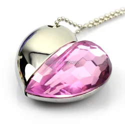 

Free Shipping,Best selling 32GB jewelry heart USB Flash Drive, Crystal Heart USB Flash Drive Disk Necklace 2GB/4GB/8GB/16GB/32GB
