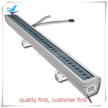 

6pcs/lot Super Bright Bar Wall Washer Light 36x3w RGB Lyre Wash Linear City Color Floorlight Outdoor DMX Show Disco Landscape
