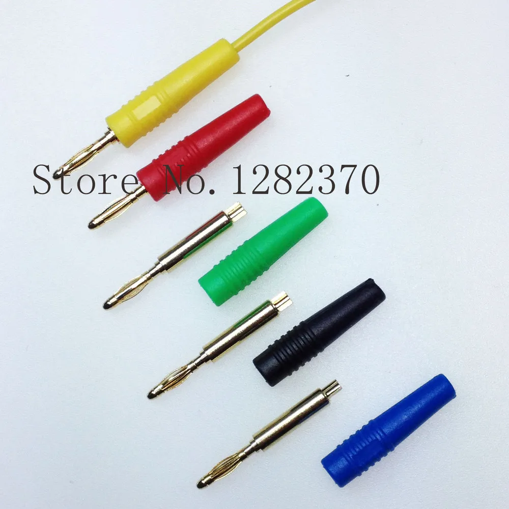 

[SA] BP2205 2mm copper gold plated banana plugs 2mm in line Plug gold plated --100pcs/lot