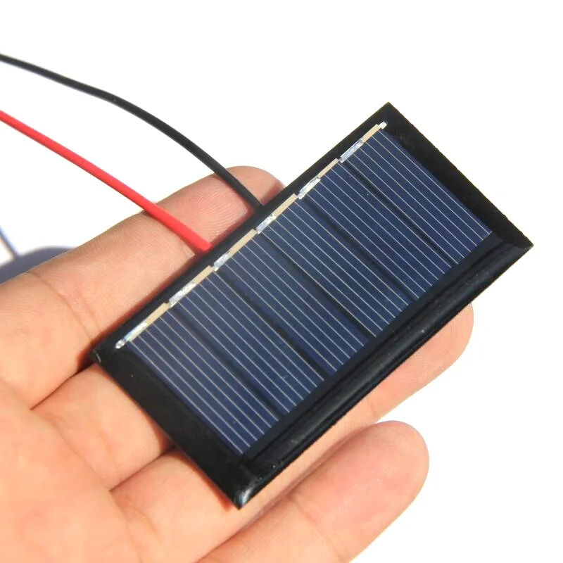 

80MA 3V DIY solar panel Polysilicon solar energy generation Colloid Waterproof 67.5*34.5MM Educational Intelligence