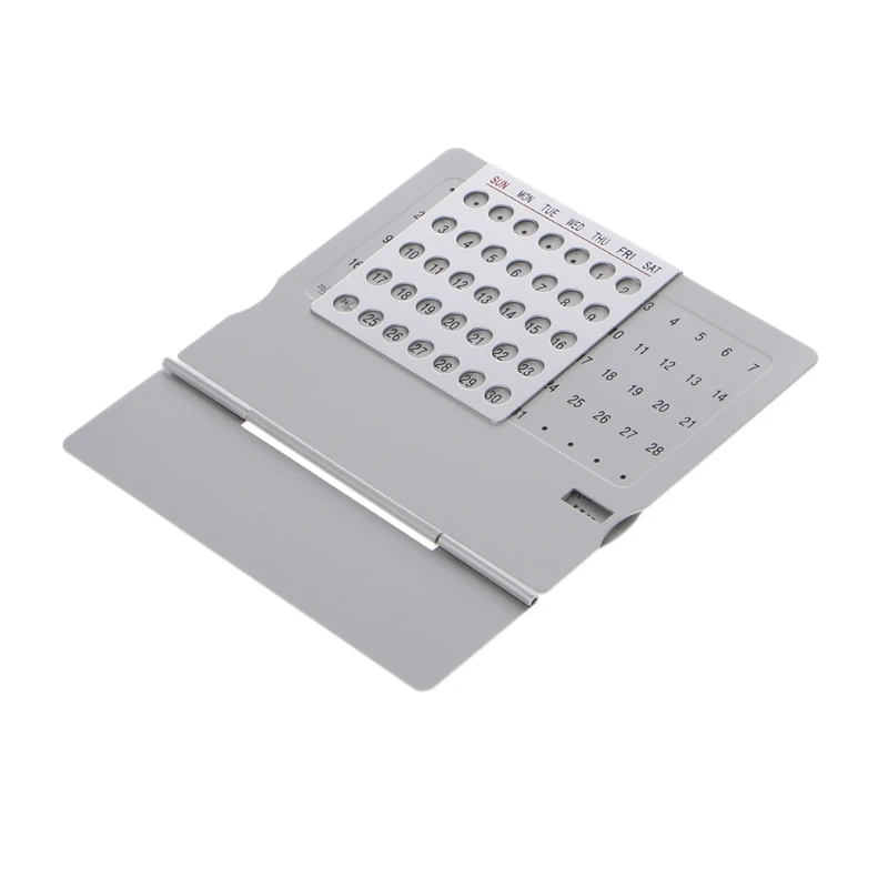 Super Perpetual Unique Adjustable Desk Calendar Office Supplies Hand Set DIY