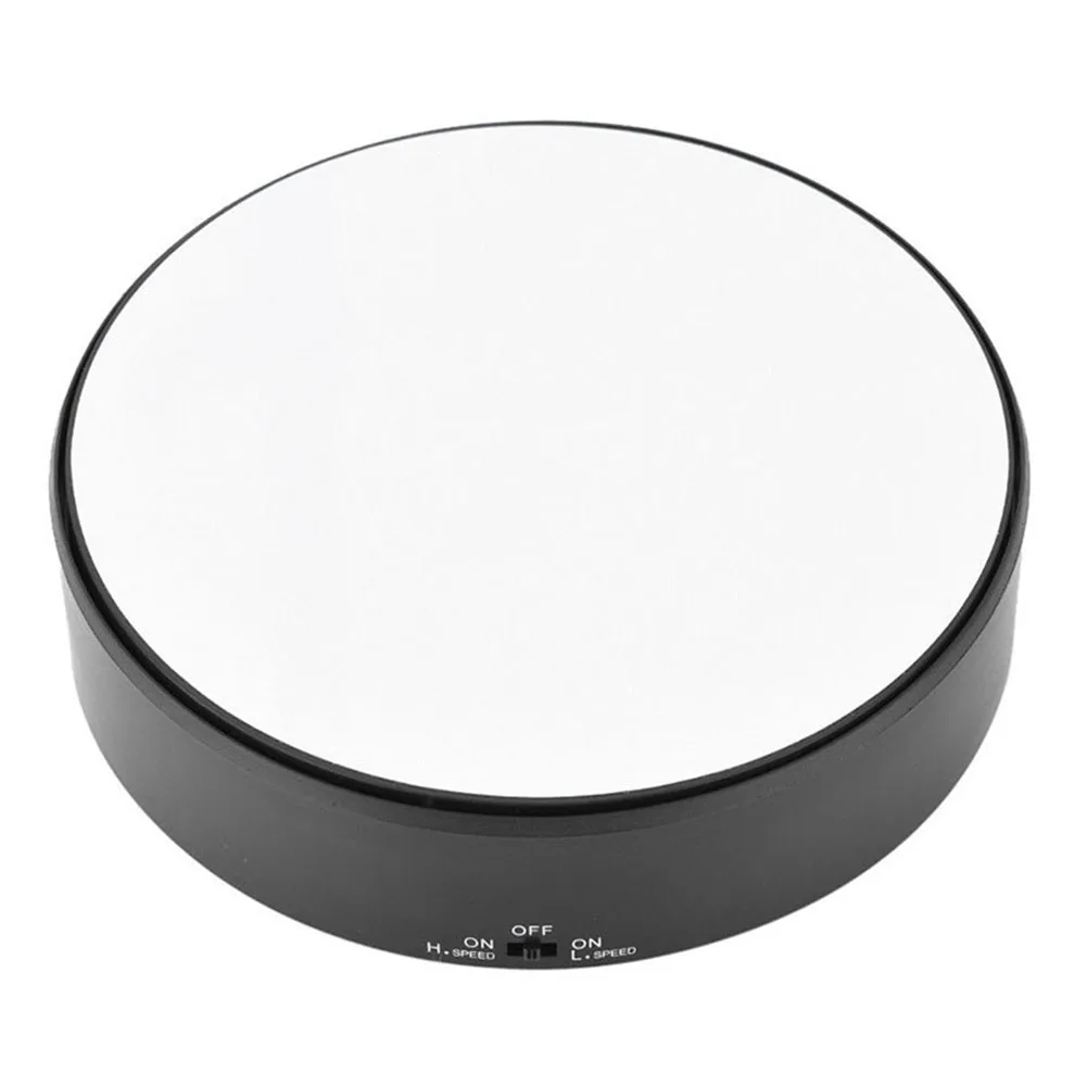 

Hot Rotary Jewlery Display Stand Mirror Glass 360 Swivel Watch Holder Turntable for Necklace Bracelet LFD