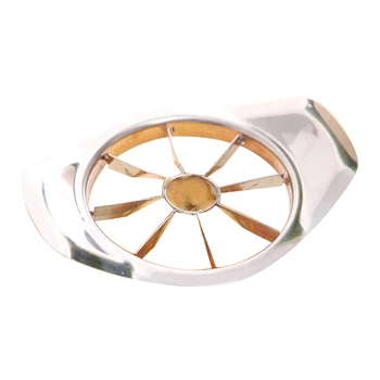

200PCS Free Shipping Big Apple Stainless Steel Cutter Kitchen Gadgets Corer Slicer Easy Cutter Cut Fruit Knife High Quality 03#