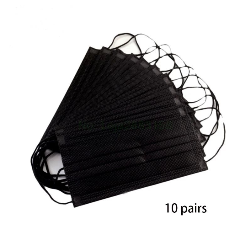 

10Pcs Disposable 4 Layers Mouth Mask Activated Carbon Filter PM2.5 Dustproof Anti Pollution Surgical Medical Earloop Respirator