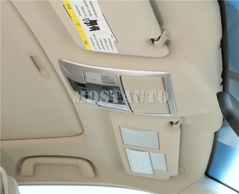 Для Toyota Land Cruiser Prado FJ150 внутренняя крыши спереди Чтение свет лампы Накладка 2010- 1 шт