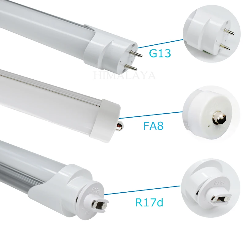 

Toika 50pcs 20W/25W 1200MM T8 LED Tube Light High brightness G13 / R17d / FA8 Clear / Milky Cover SMD2835 AC85-277V