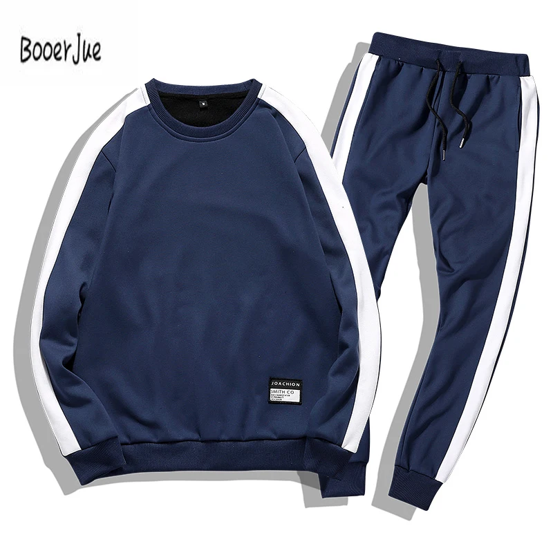 

Men Tracksuits 2PC Outwear Sportsuit Sets Male Sweatshirts Cardigan Men Set Clothing+Pants Plus Size Moleton Masculino 2019