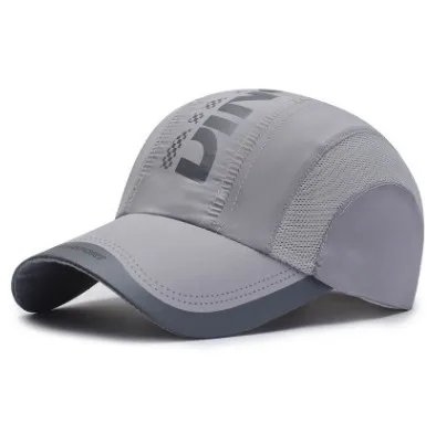 light gray XdanqinX унисекс дышащие бейсболки с сетчатыми вставками регулируемый размер Мужская вентиляционная бейсболка для взрослых женский модный конский хвостик сетка Кепка - Цвет: light gray