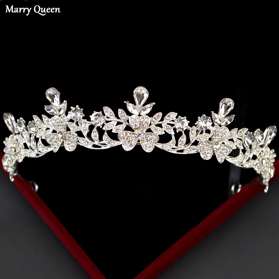 Fashion Baroque Bridal Wedding Crystal Headdress Hand-studded Rhinestone Crown Studio Female Photography Accessories | Украшения и