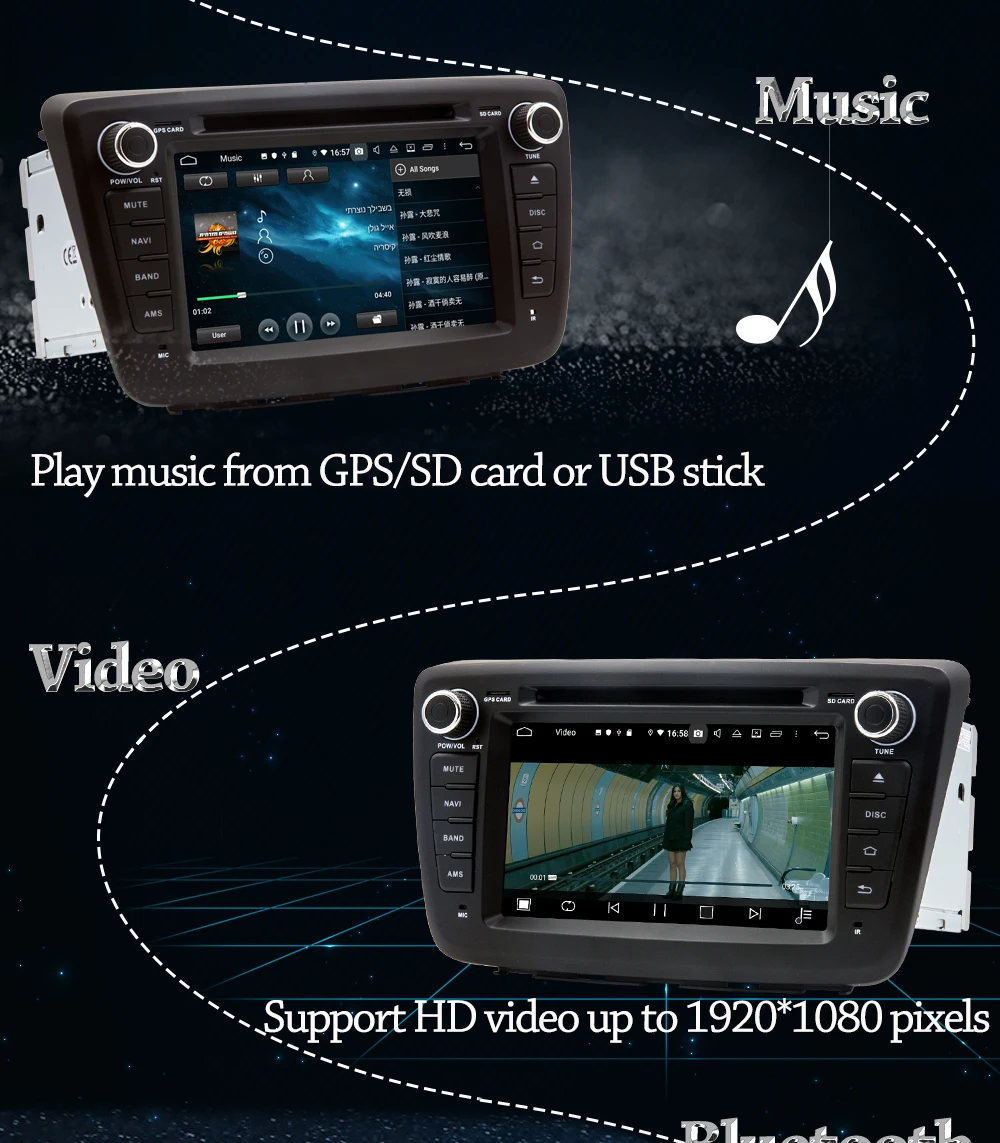 Perfect Owtosin 2 din Android 9.0 Car DVD Radio For Suzuki Baleno 2016 2017 2018 Car GPS Navigation Multimedia Player 4GB RAM 32GB ROM 3
