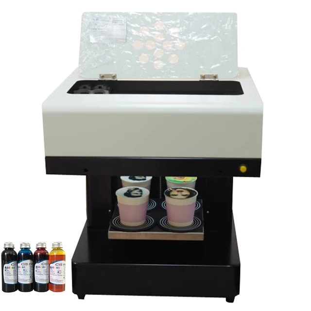 Best Price Upgrade 4 Cup Coffee Printer Art Printer Coffee Latte Pizza Printing Machine Printing On Coffee Latte Chocolate With CE Food Ink Best Price Upgrade 4 Cup Coffee Printer Art Printer Coffee Latte Pizza Printing Machine Printing On Coffee Latte Chocolate With CE Food Ink