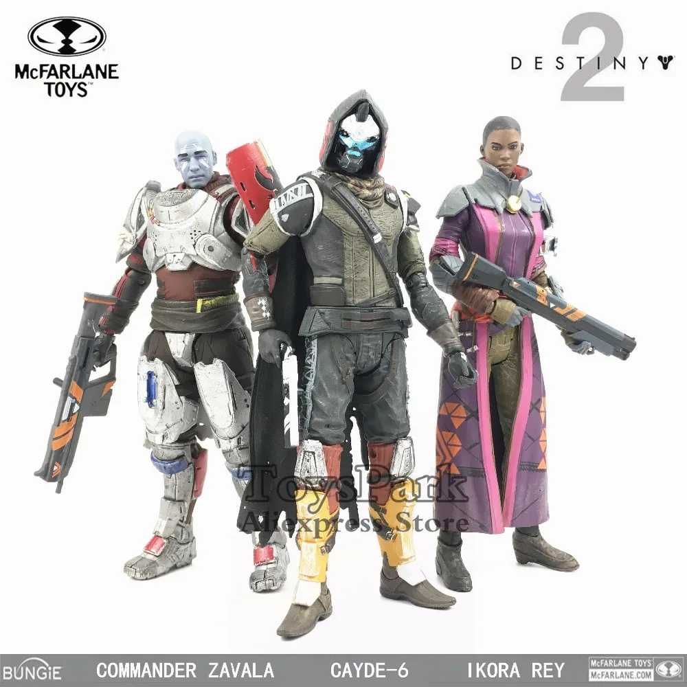 

2018 McFarlane Toys DESTINY 2 Vanguard Mentor COMMANDER ZAVALA CAYDE-6 IKORA REY 7" Action Figure Statue Collectible Bungie Game