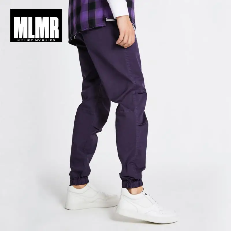 Kopen Mlmr Mannen Stretch Katoen Leisure Broek Jogger Manchet Menswear 218314586