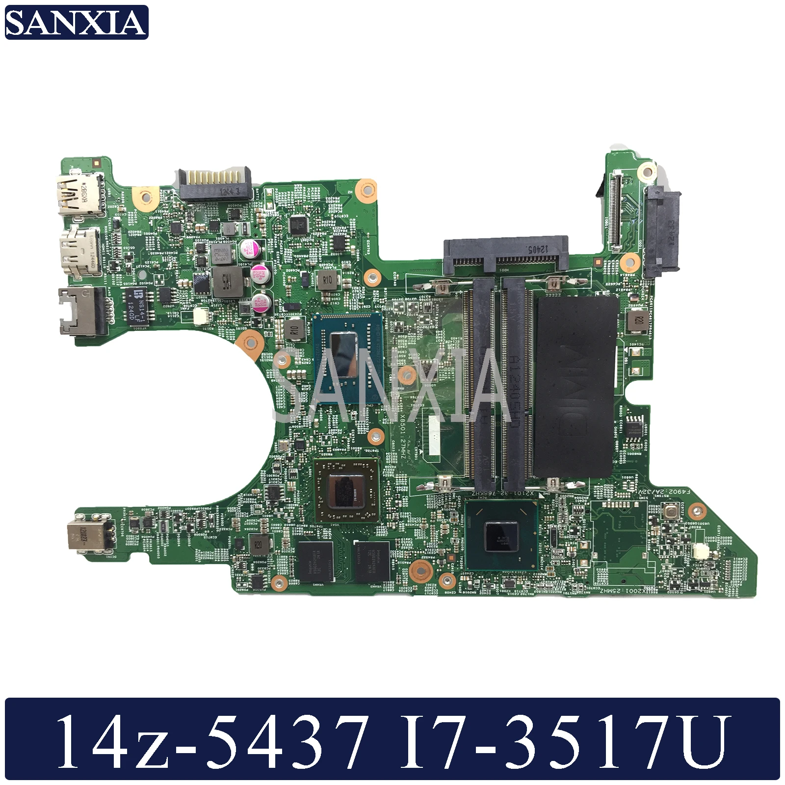 KEFU 11289-1 اللوحة المحمول لديل انسبايرون 14z 5423 اللوحة الأصلية 100% اختبار I7-3517U AMD-فيديو بطاقة
