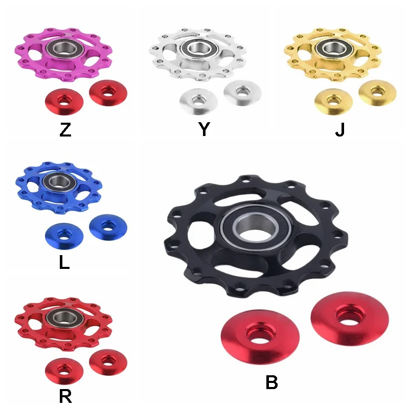 Горная дорога велосипед установить часть алюминиевого сплава Idler деталь шкива направляющий ролик задний переключатель передач велосипедный Jockey колесо