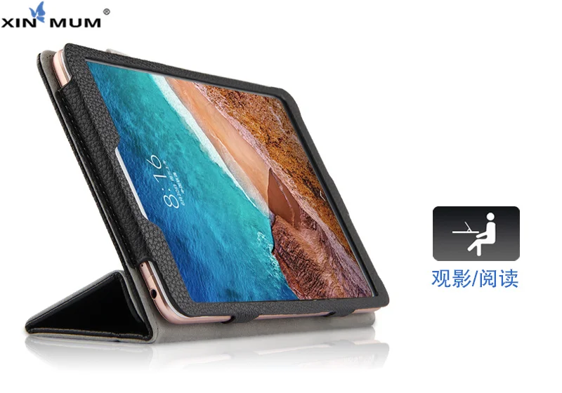 XIN MUM чехол из натуральной кожи для Xiaomi Mi pad 4 Plus 10 1 '' с откидной подставкой