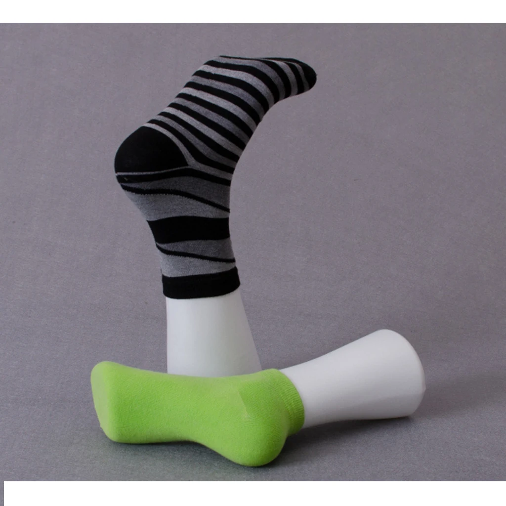 Set of 2 Adult Foot Plastic Mannequin for Sock Sox Display Male+Female