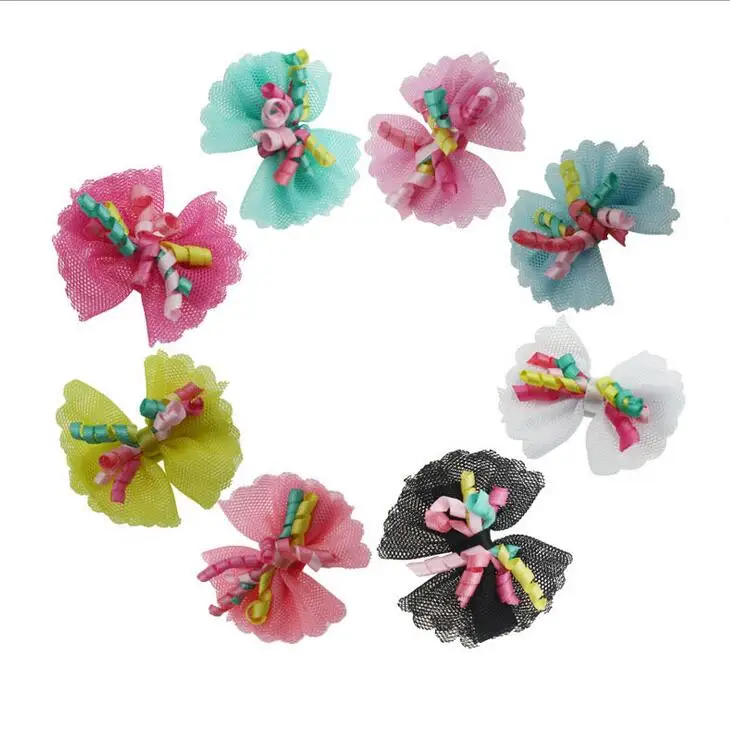 Бесплатная доставка 100 шт./лот марлевые ленты с коркер hairbow Kawaii банты
