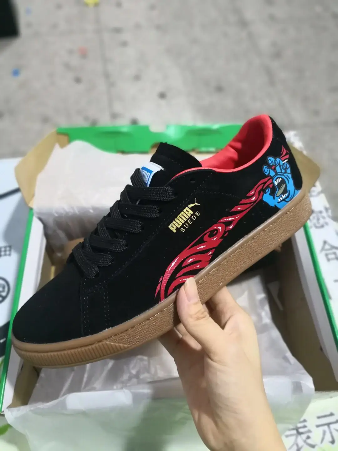 2018 Оригинал PUMA x SHANTELL Мартин Muse Maia Графический Для женщин и мужчин тапки работает
