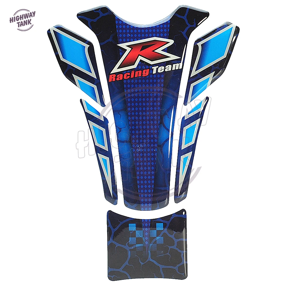 

3D Motorcycle Gas Fuel Tank Protector Pad Cover Decal Stickers Case for Yamaha Kawasaki Suzuki GSXR GSX-S T