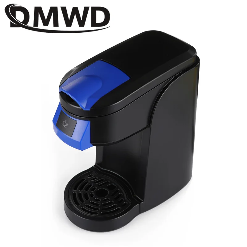 DMWD Electric Drip Coffee Maker Portable Mini Espresso Powder Capsules Cafe American Coffee