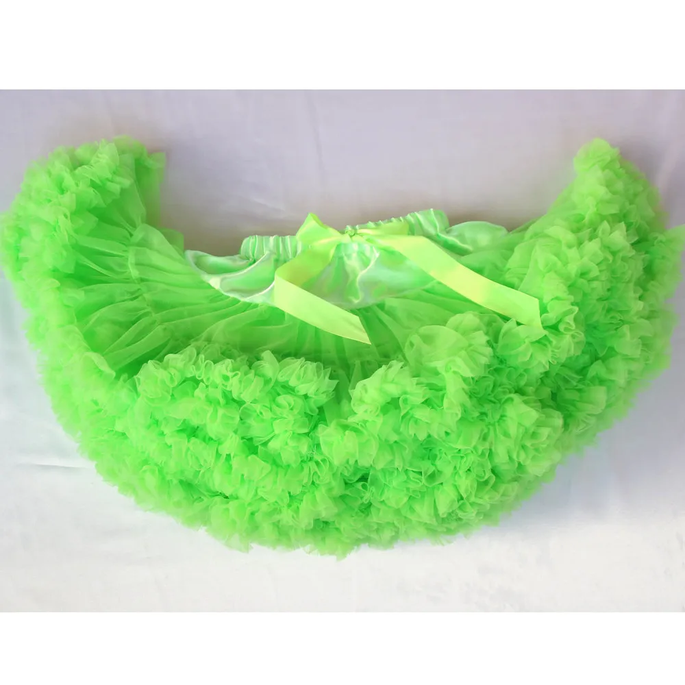Г. Модные юбки-пачки для девочек, европейский и американский стиль, юбка принцессы для малышей Детская Повседневная летняя одежда с рюшами HC663 - Цвет: Green