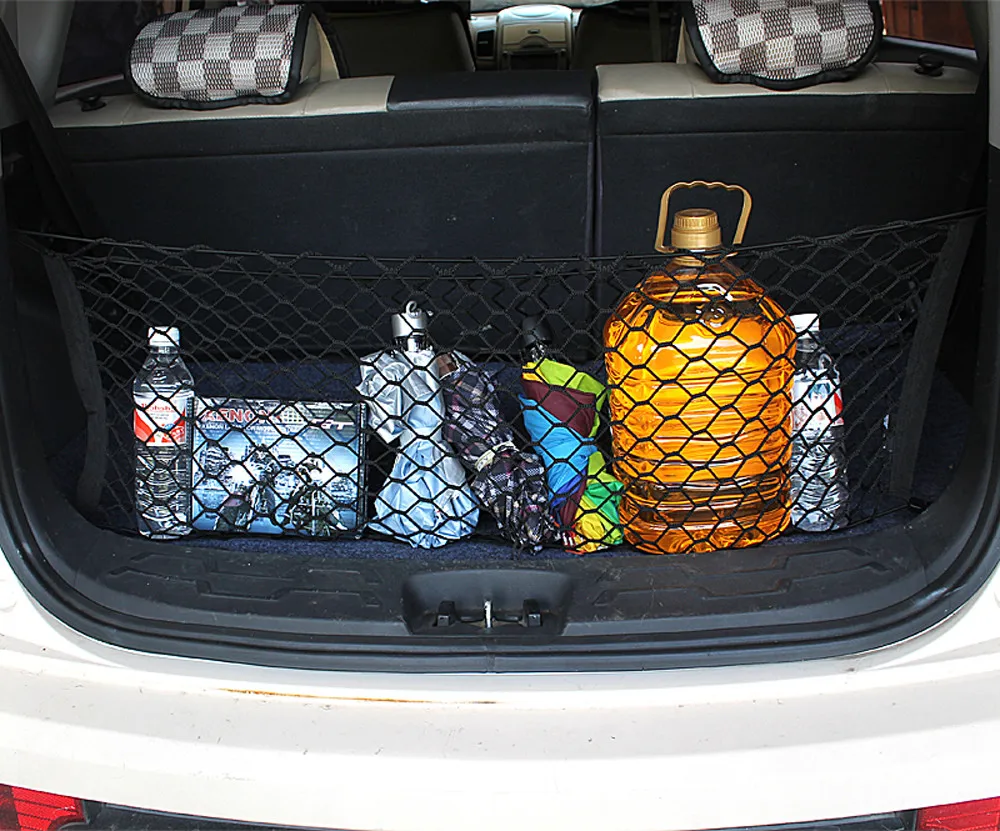 

KONGYIDE 1PC New Arrival Flexible Nylon Car Rear Cargo Trunk Storage Organizer Net Envelop Droshipping Apr 12