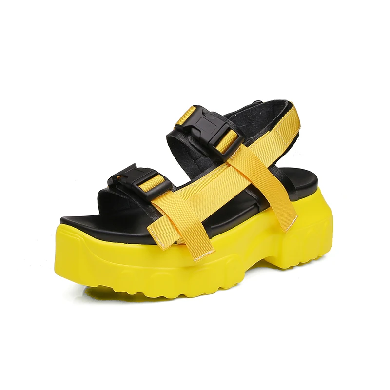 Zatsopan Chunky Sandals Women Buckle Platform Summer Shoes Woman Open Toe Casual Sandal Sandalias Mujer 2019 Sandale Plate Femme