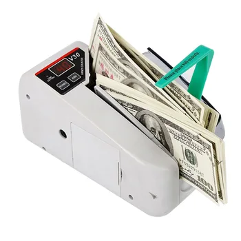 

Mini Portable Handy Money Counter Bill Cash Money All Currency Counter Counting Financial Equipment Wholesale 600 pieces/minute