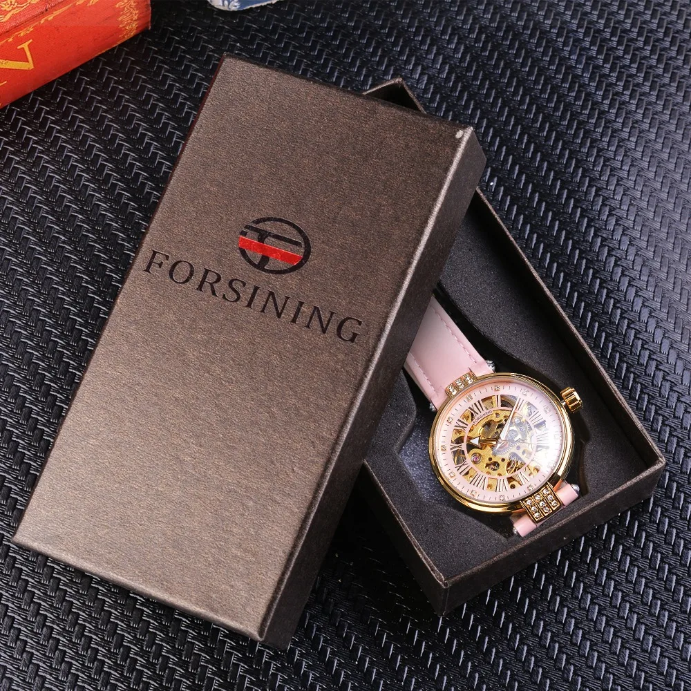 relógios topo montre femme 2019 esqueleto ouro