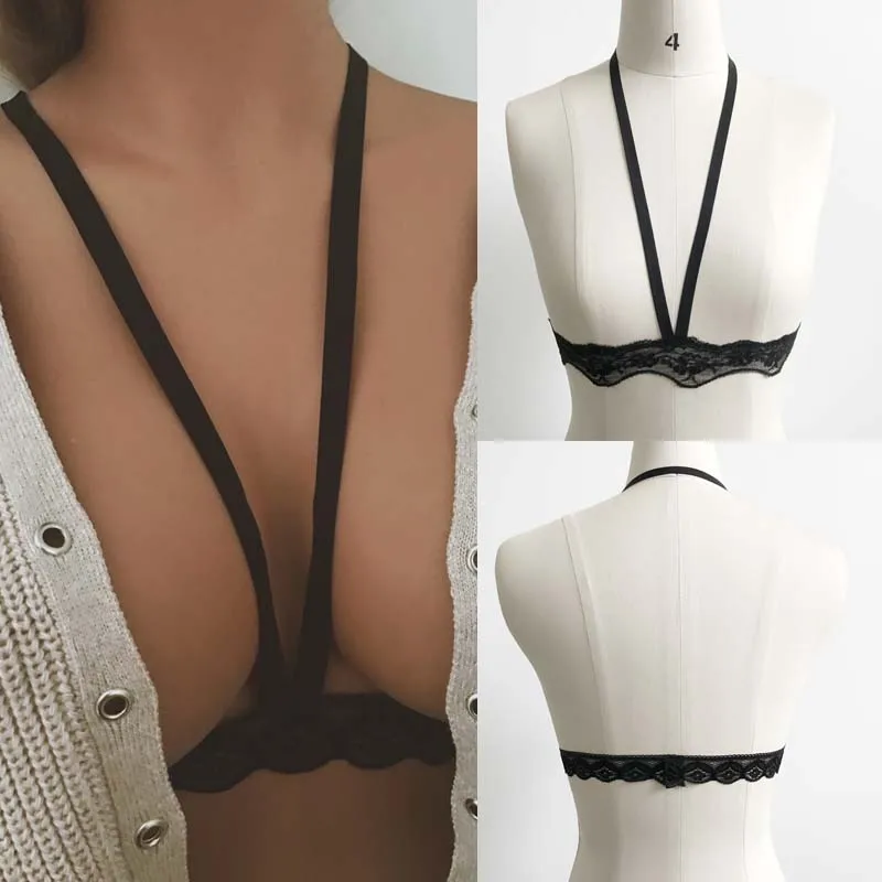 Модный женский эластичный бюстгальтер без косточек Бюстье Cami Cage Crop Tops