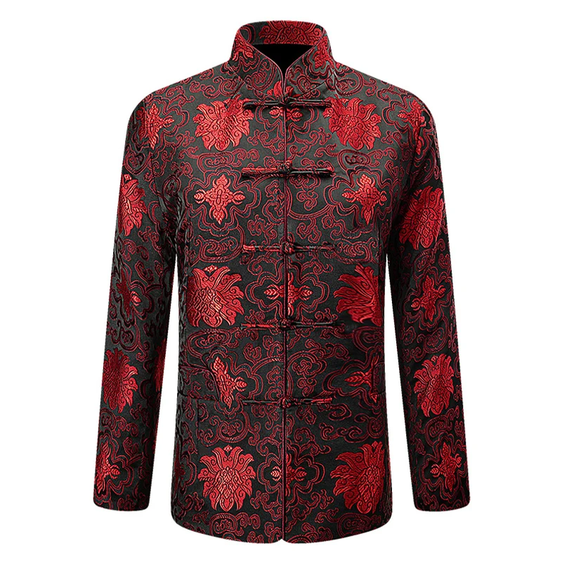Nouvelle Marque M 4xl Brocade 3xl Traditionnel Xl Tff2015029 Hiver Satin Ouatée Xxl L Arrivée Femmes Manteau Des Veste Chinois cFJl1KT