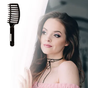 

2018 New Hair Brush Without electricity Anti-static Barber Hair Comb 250*75mm Salon Hair Care Teeth Massage Hair Comb