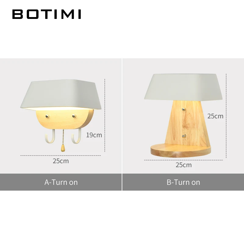 Домашний декор BOTIMI 220 В светодиодный настенный светильник для спальни отеля
