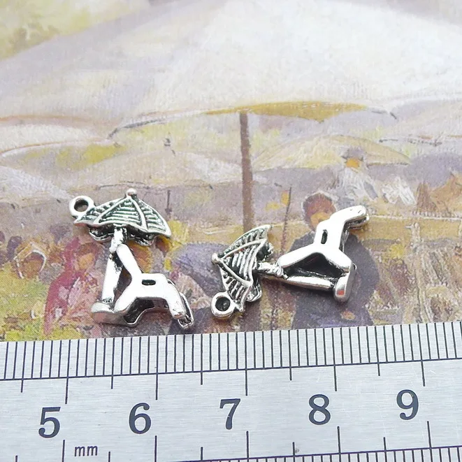50pcs Charm Beach chair pendant11*24mm 1.3g Antique silver Handmade Jewelry Making DIY Supplies European Alloy accessories Hot 50pcs Charm Beach chair pendant11*24mm 1.3g Antique silver Handmade Jewelry Making DIY Supplies European Alloy accessories Hot