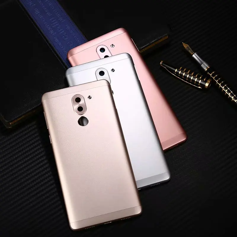 Для Huawei Honor 6X Металлическая задняя крышка батарейного отсека с кнопкой громкости