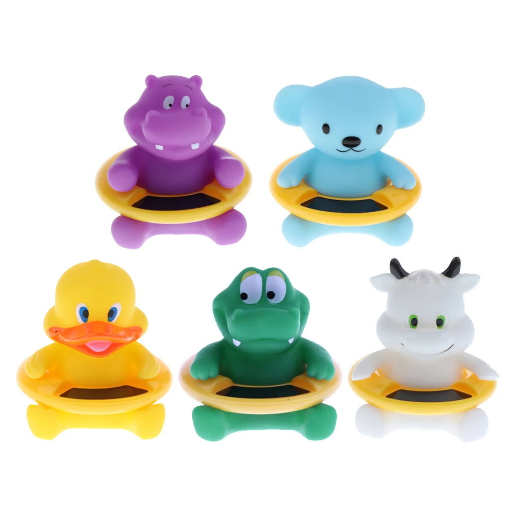 Swimming Pool Baby Water Temperature Water Bath Thermometer Duck Hippo Crocodile Pool Bath Tester Toy