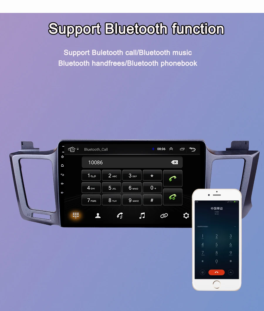 Best Navivox Android 8.1 4G Car Radio Multimedia Video Audio Player WiFi Navigation GPS For Toyota RAV4 4 2013-18 2 Din no DVD 4