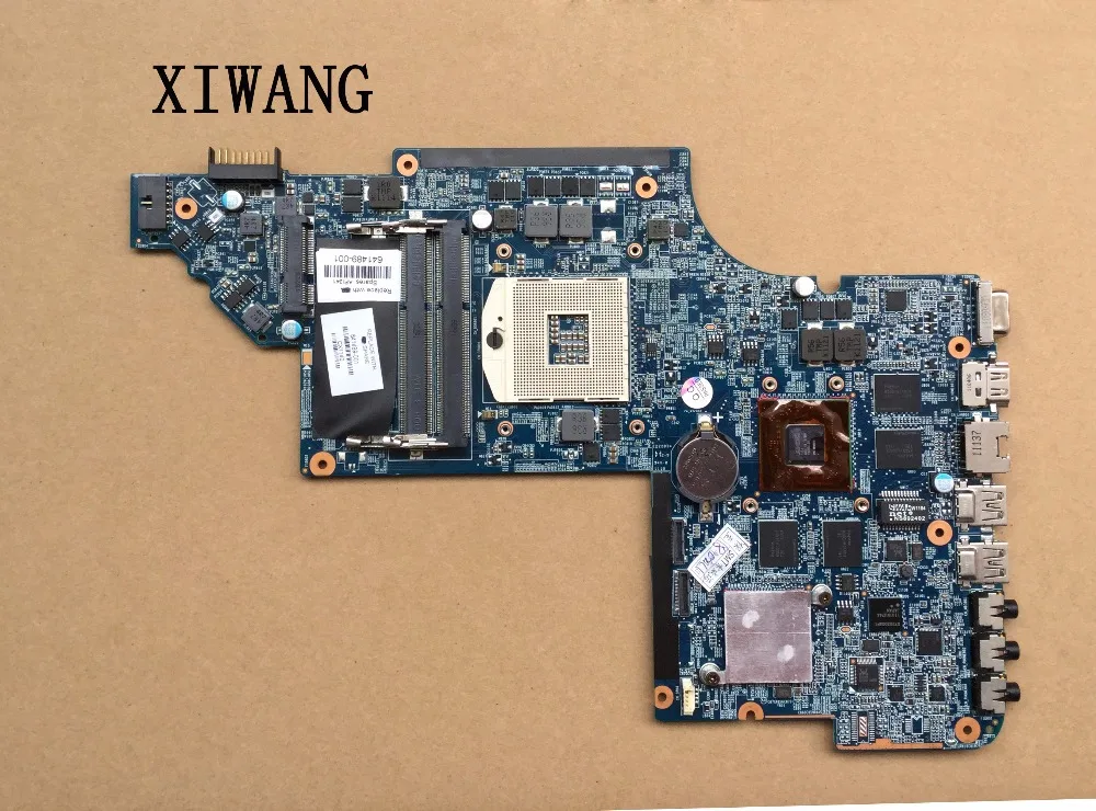 

Free Shipping 641489-001 laptop motherboard for HP DV6 DV6-6000 dv6-6029tx motherboard,6770M/1G tested OK