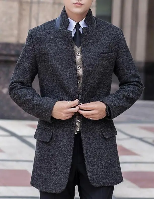 Chaude De Engrais S6xl Hommes Manteau Fourrure Ardoisé 2019 Mode Épais Nouveaux argent Augmenté Printemps A eCxBord