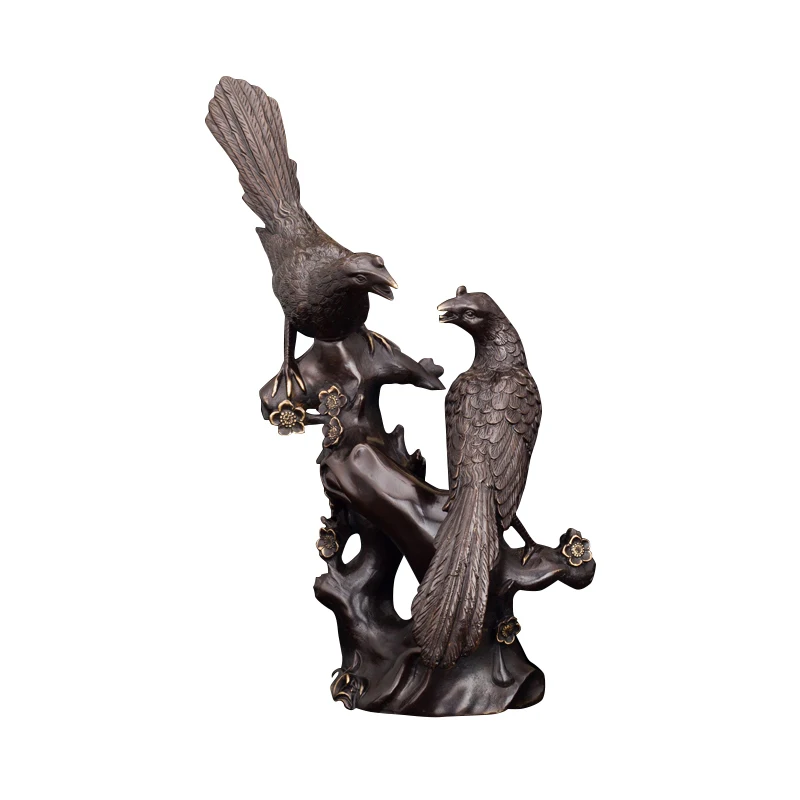 ArtsHom HD057 Декор для дома и гостиницы бронзовое животное птица Искусство китайские