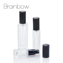 Brainbow 3 шт стеклянные многоразовые бутылки 3 мл 10 мл 20 мл спрей флакон для духов пустые косметические контейнеры со спреем аксессуары для макияжа
