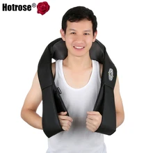 Multifunction U Shape Electrical Shiatsu Back Neck Shoulder Massager AU US UK EU plug infrared 3D Massage Knead Pillow