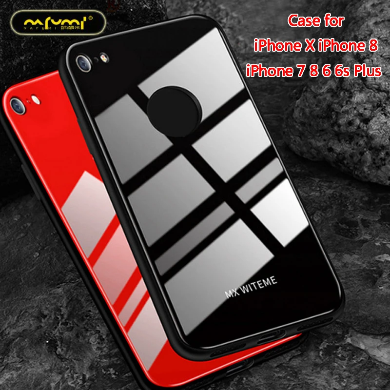 

Case For iPhone 7 X 8 7 6 6s Plus Dirt-resistant Anti-knock iphone x i7 prime Case luxury Silicone Ultrathin iphone 8 Back Cover