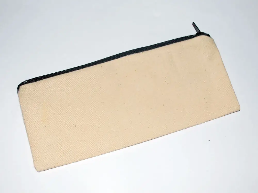 high quality canvas drawstring bags canvas zipper bag for balance the price for canvas zipper bag size 7*21cm photo