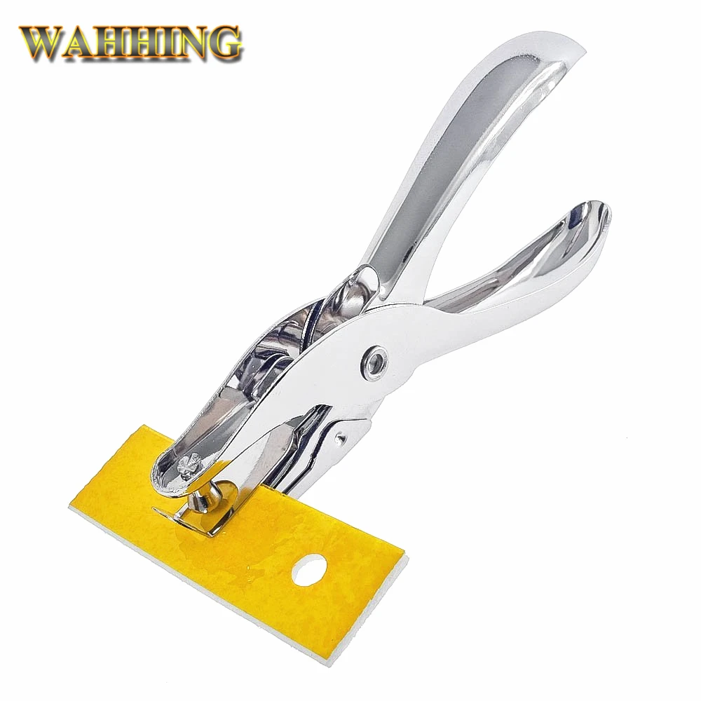 Metal Single Hole Puncher Hand Paper Punch Single Hole Scrapbooking