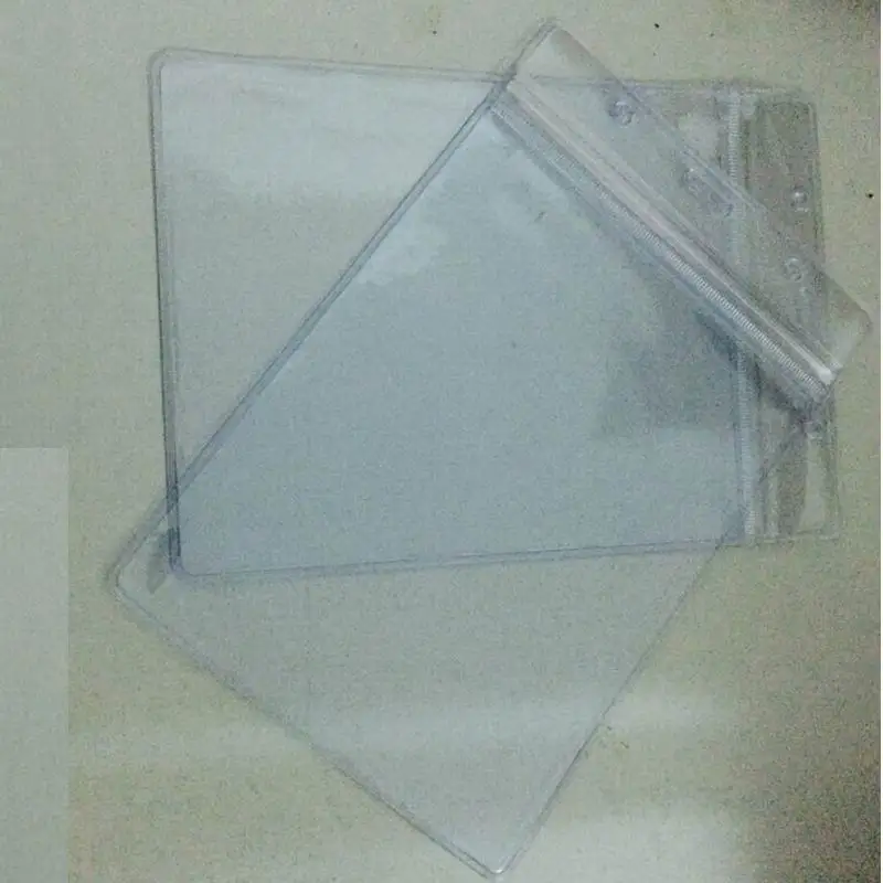 200PCS 큰 크기 편리한 명확한 PVC 배지 작업 전시회 ID 이름 방수 카드 소지자 TL-304