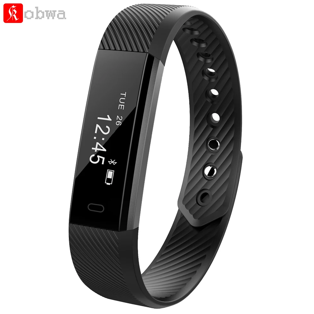 Android Smart Bracelet ID115 Pedometer Fitness Tracker Smart Band Bluetooth Sleep Monitor Sport Wristband For IOS Android Phone