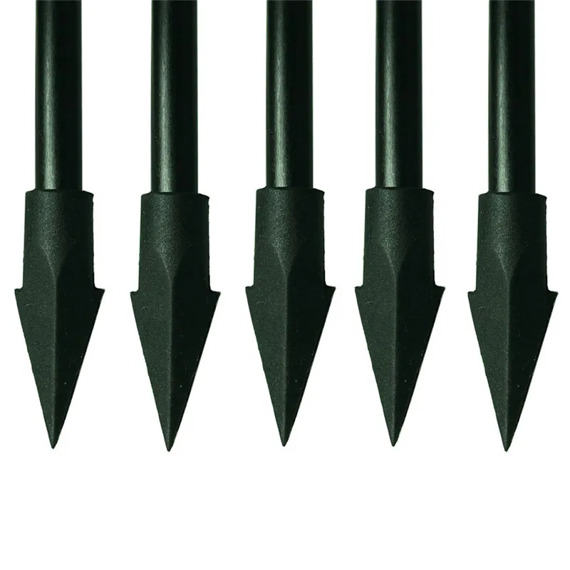 50pcs Archery Broadhead Target Arrow Head Rubber Blunt Target Point